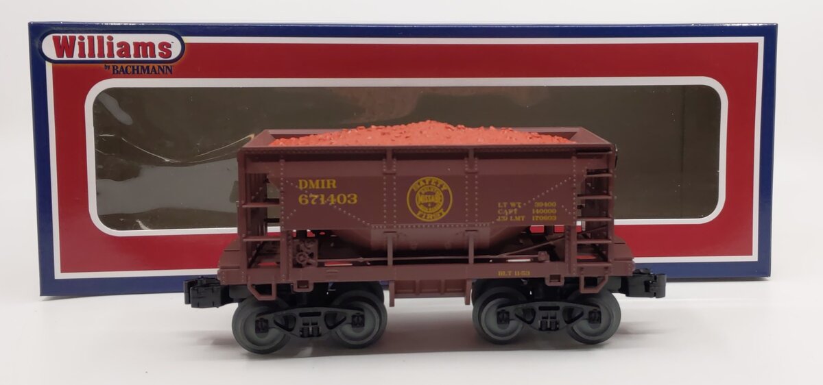 Bachmann Williams 48501 O Gauge Duluth, Missabe and Iron Range 70-Ton Ore Car