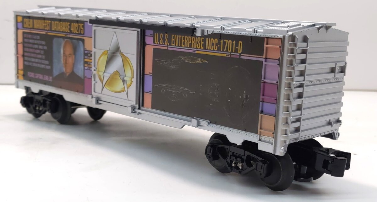 Lionel 2028550 O Gauge Captain Picard Star Trek Boxcar LN/Box