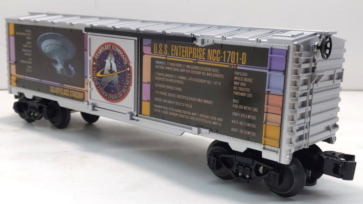Lionel 2028550 O Gauge Captain Picard Star Trek Boxcar LN/Box