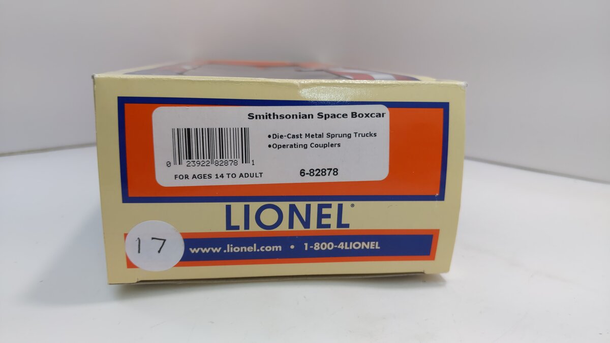 Lionel 6-82878 O Gauge Smithsonian Space Boxcar