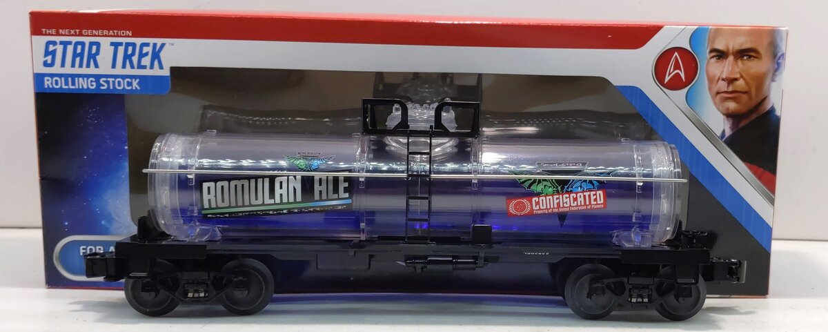 Lionel 2028520 O Gauge Star Trek Romulan Ale Tank Car - 3 Rail LN/Box
