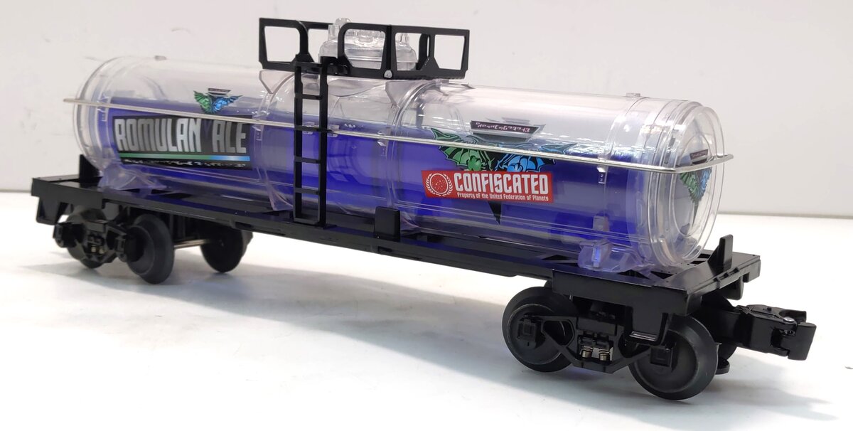 Lionel 2028520 O Gauge Star Trek Romulan Ale Tank Car - 3 Rail LN/Box