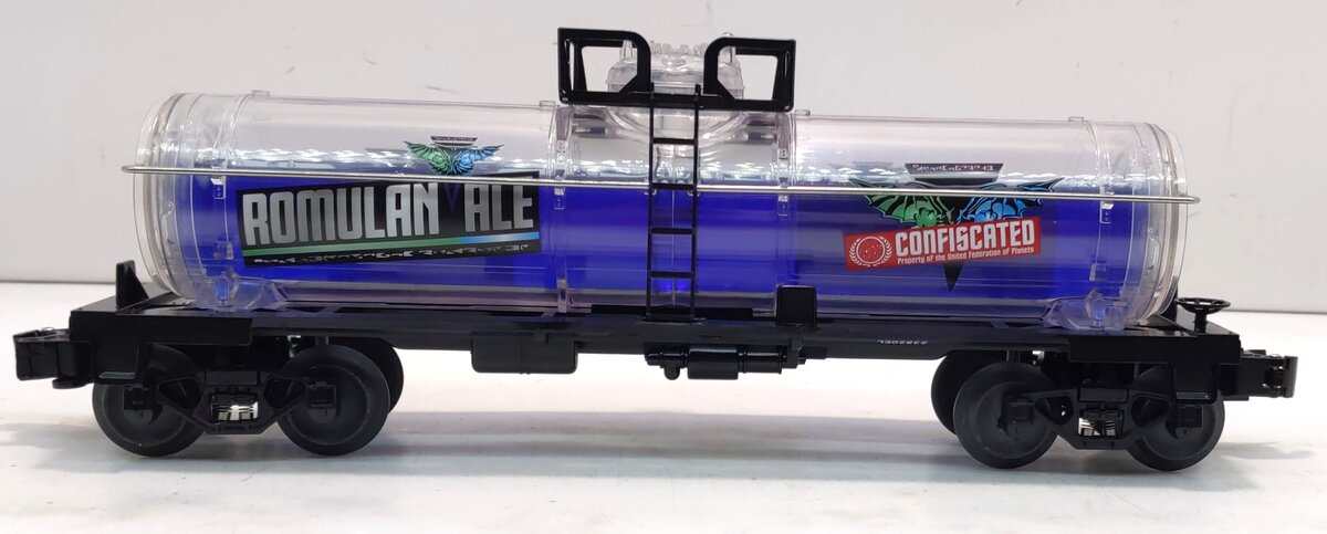 Lionel 2028520 O Gauge Star Trek Romulan Ale Tank Car - 3 Rail LN/Box