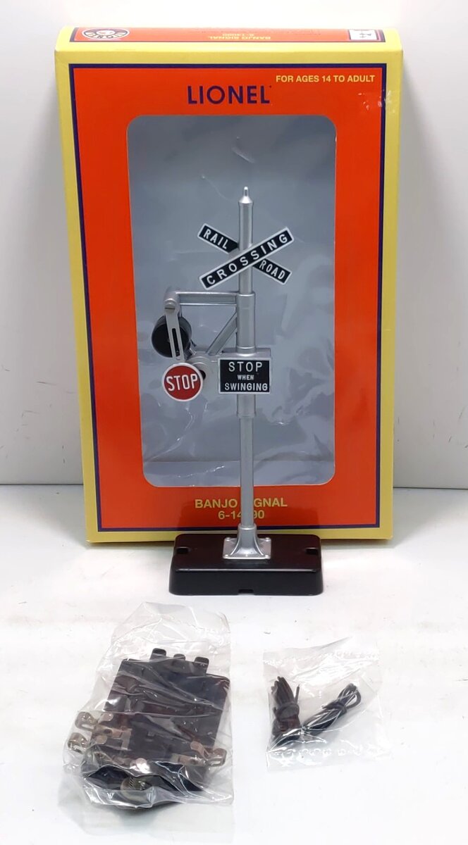 Lionel 6-14090 O Gauge Operating Banjo Signal LN/Box