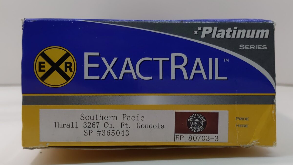 ExactRail EP-80703-3 HO Scale Southern Pacific Thrall Gondola #365043 LN/Box