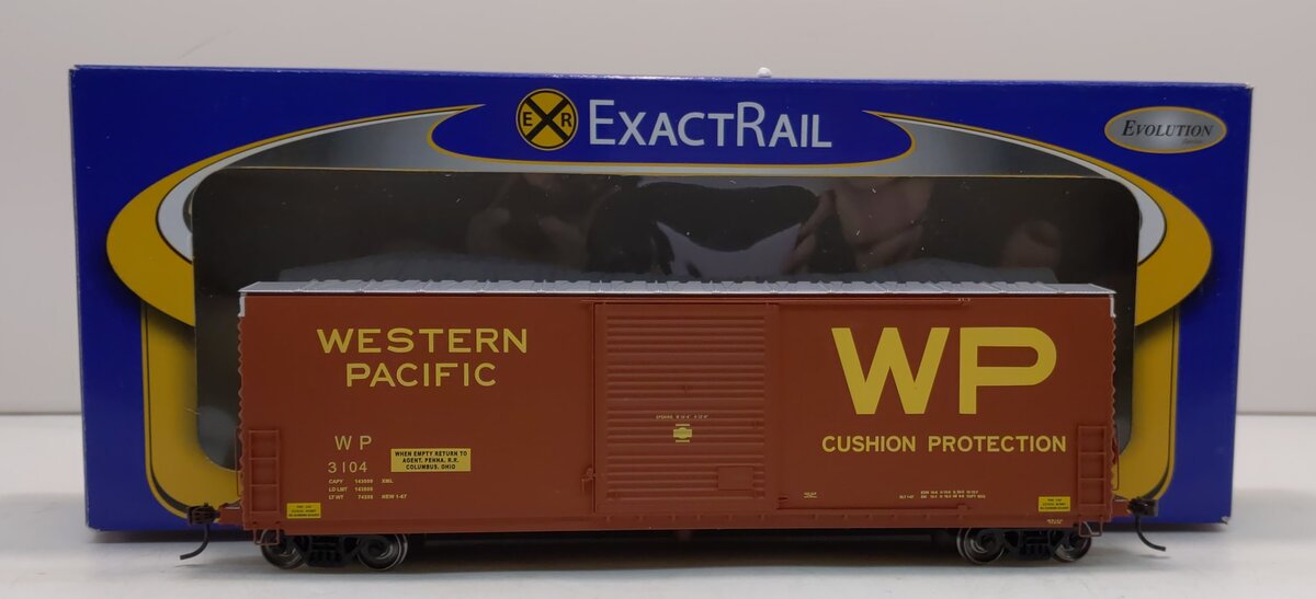 ExactRail EE-1005-3 HO WP PC&F 6033 Cu. Ft. Single Door Boxcar #3104