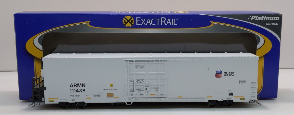ExactRail EP-81050-24 HO ARMN Union Pacific TRINCool Ph. III Reefer #111438 LN/Box