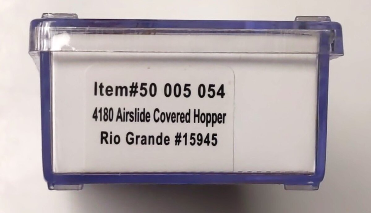 Atlas 50005054 N Rio Grande 4180 Airslide Covered Hopper #15945