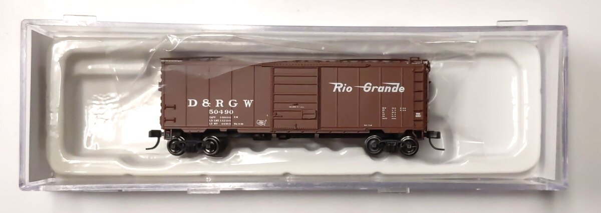 Atlas 50002660 N DRGW Pullman-Standard PS-1 40' Boxcar with 7' Door #50490