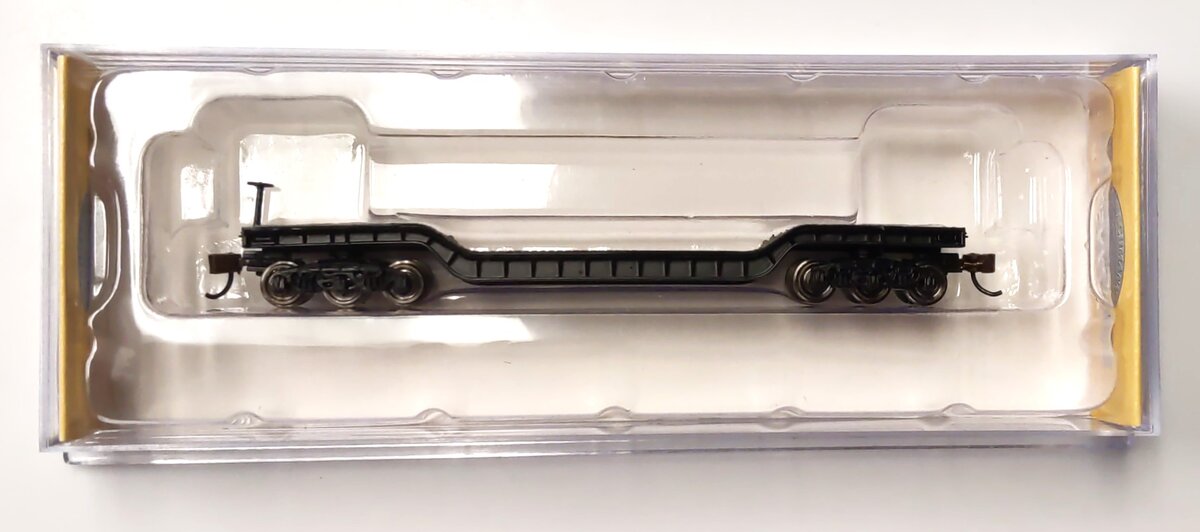 Bachmann 71399 N Undecorated 52' Center-Depressed Flat Car with No Load