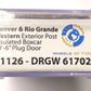 Wheels of Time 61126 N Denver & Gio Rrande Western PC&F 50' Boxcar #61702 LN/Box
