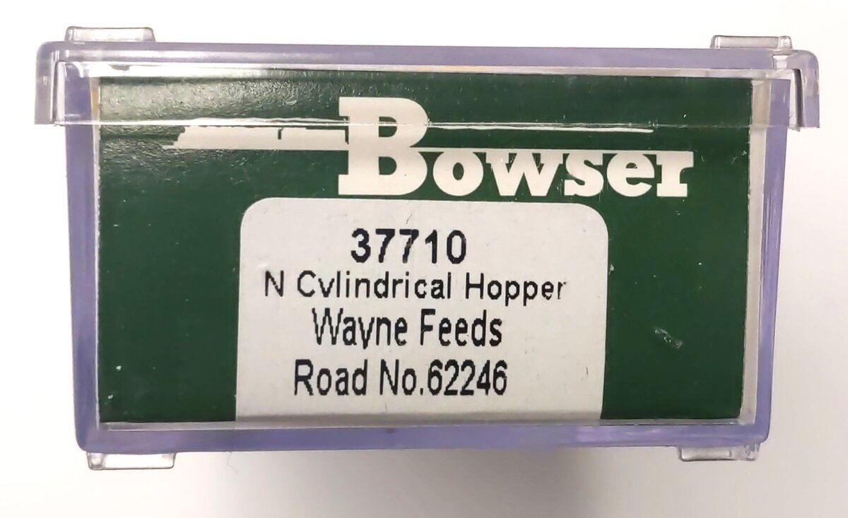Bowser 37710 N Scale Wayne Feeds Cylindrical Hopper #62246