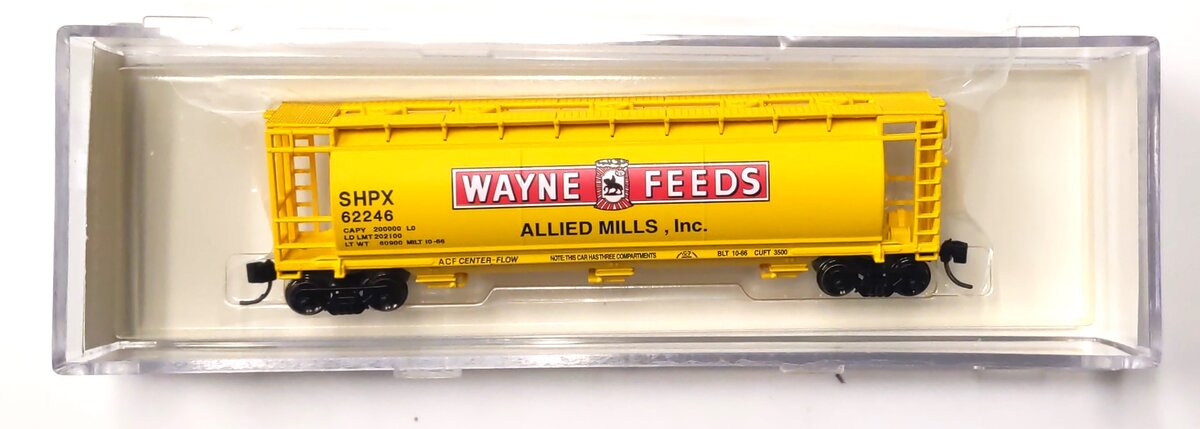 Bowser 37710 N Scale Wayne Feeds Cylindrical Hopper #62246