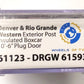 Wheels of Time 61123 N Denver & Gio Rrande Western PC&F 50' Boxcar #61593 LN/Box