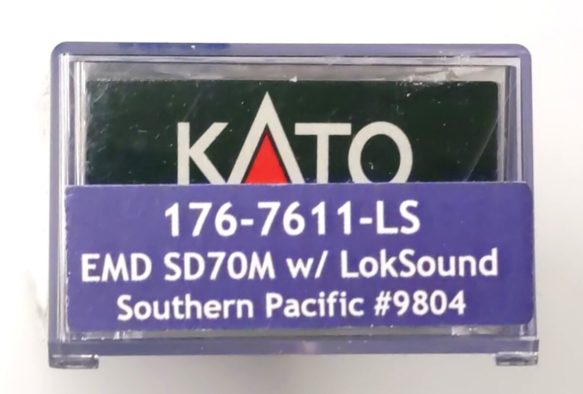 Kato 176-7611-LS N Scale SP EMD SD70M Diesel Loco #9804 with DCC ESU LokSound