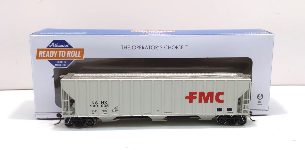 Athearn 81580 HO NAHX RTR FMC 4700 Covered Hopper #900035 LN/Box
