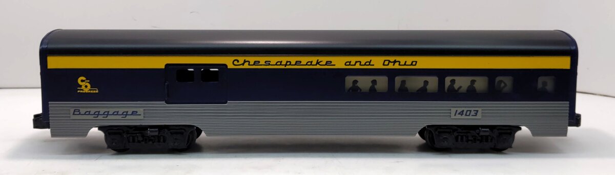 Lionel 6-19145 O Gauge Chesapeake & Ohio Aluminum Combine Car #1403 LN/Box