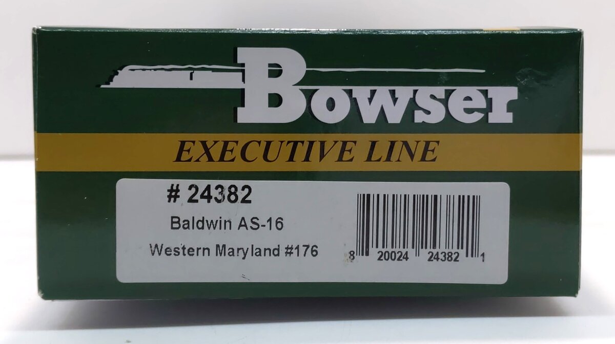 Bowser 24382 HO Western Maryland Baldwin AS-16 Diesel Loco Standard DC #176