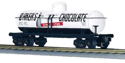 MTH 30-7324 O Gauge Bakers Chocolate Single Dome Tank Car NIB