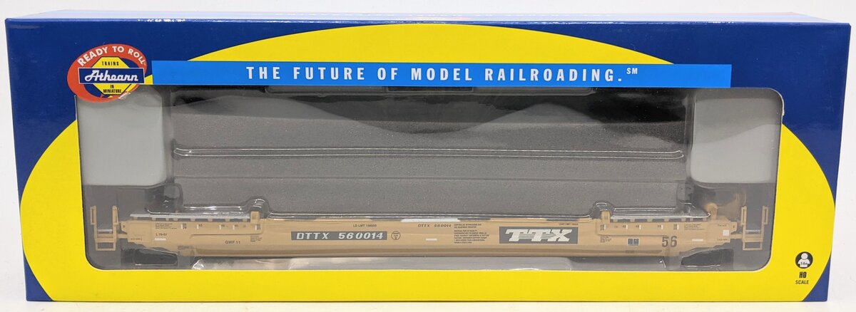 Athearn 92877 HO Scale TTX 56' Well Car #560014 LN/Box