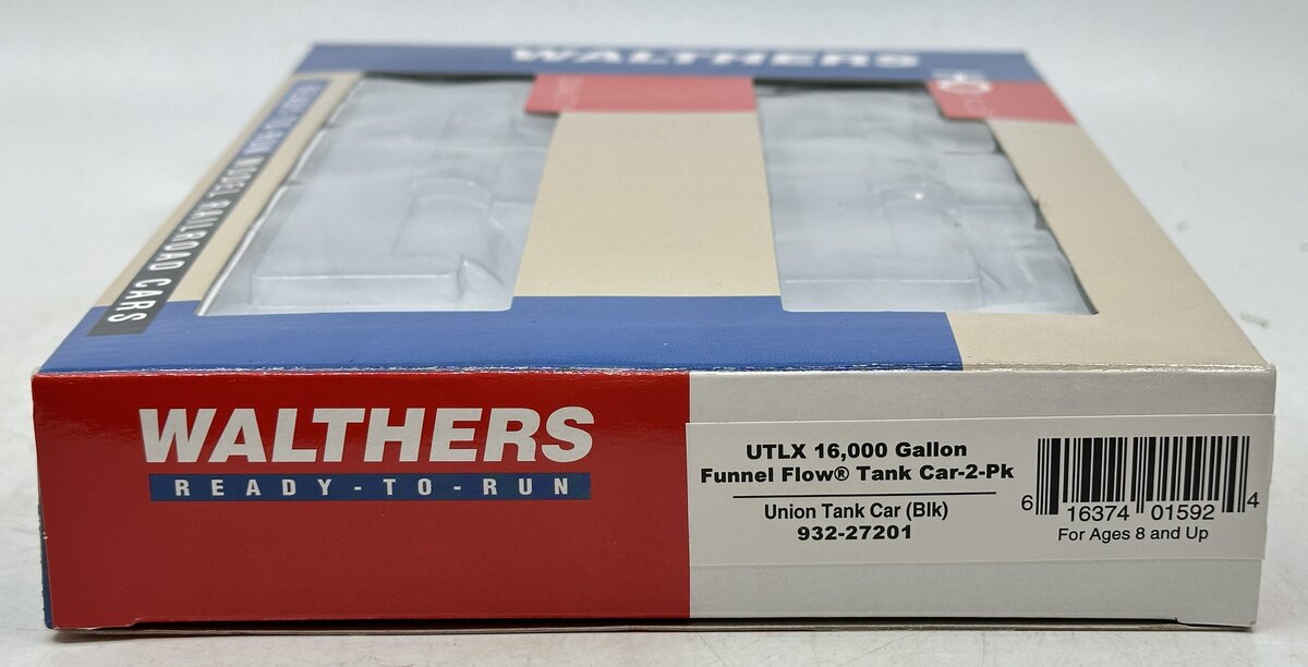 Walthers 932-27201 HO Scale UTLX 16K Gallon Tank Car Pack (Pack of 2) LN/Box