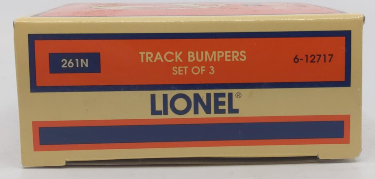 Lionel 6-12717 O and 027 Gauge Authentic Track Bumpers (Set of 3) LN/Box