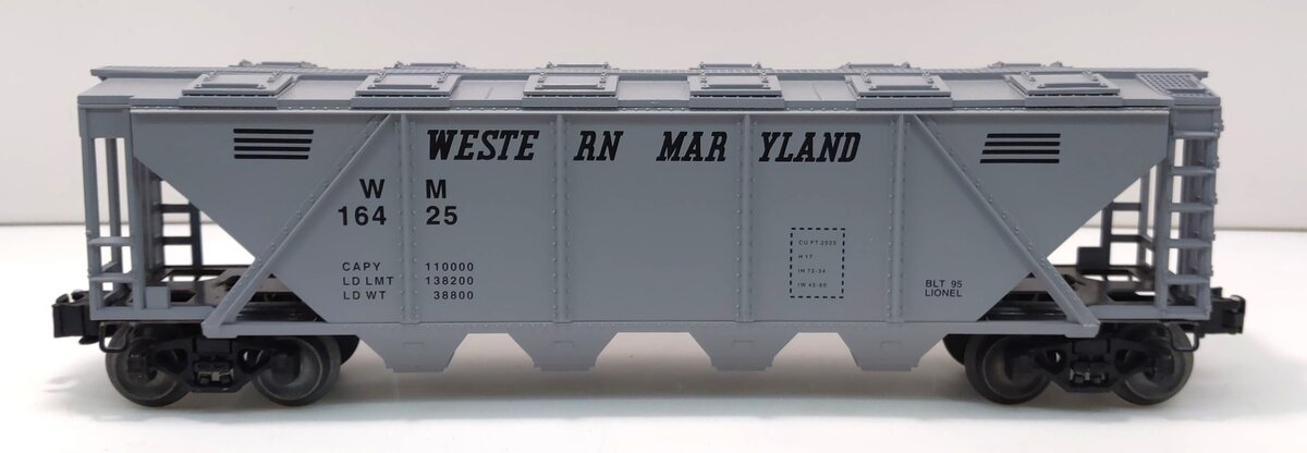 Lionel 6-16425 Western Maryland Covered Quad Hopper LN/Box
