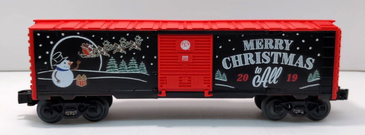 Lionel 1928490 O Gauge 2019 Christmas Boxcar LN/Box