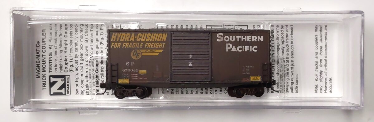 Micro-Trains 10144060 N SP Weathered 40' Hy-Cube Boxcar #659049