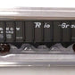 Bluford Shops 14293 N D&RGW 14-Panel Rib Side Hopper Car #14582