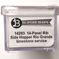 Bluford Shops 14293 N D&RGW 14-Panel Rib Side Hopper Car #14582