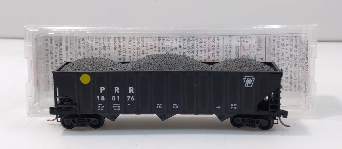 Micro-Trains 10800040 N PRR 100 Ton 3-Bay Rib Side Open Hopper #180176 LN/Box