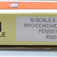 Con-Cor 0001-004001 N Scale Pennsylvania 5 Car Passenger Set EX/Box