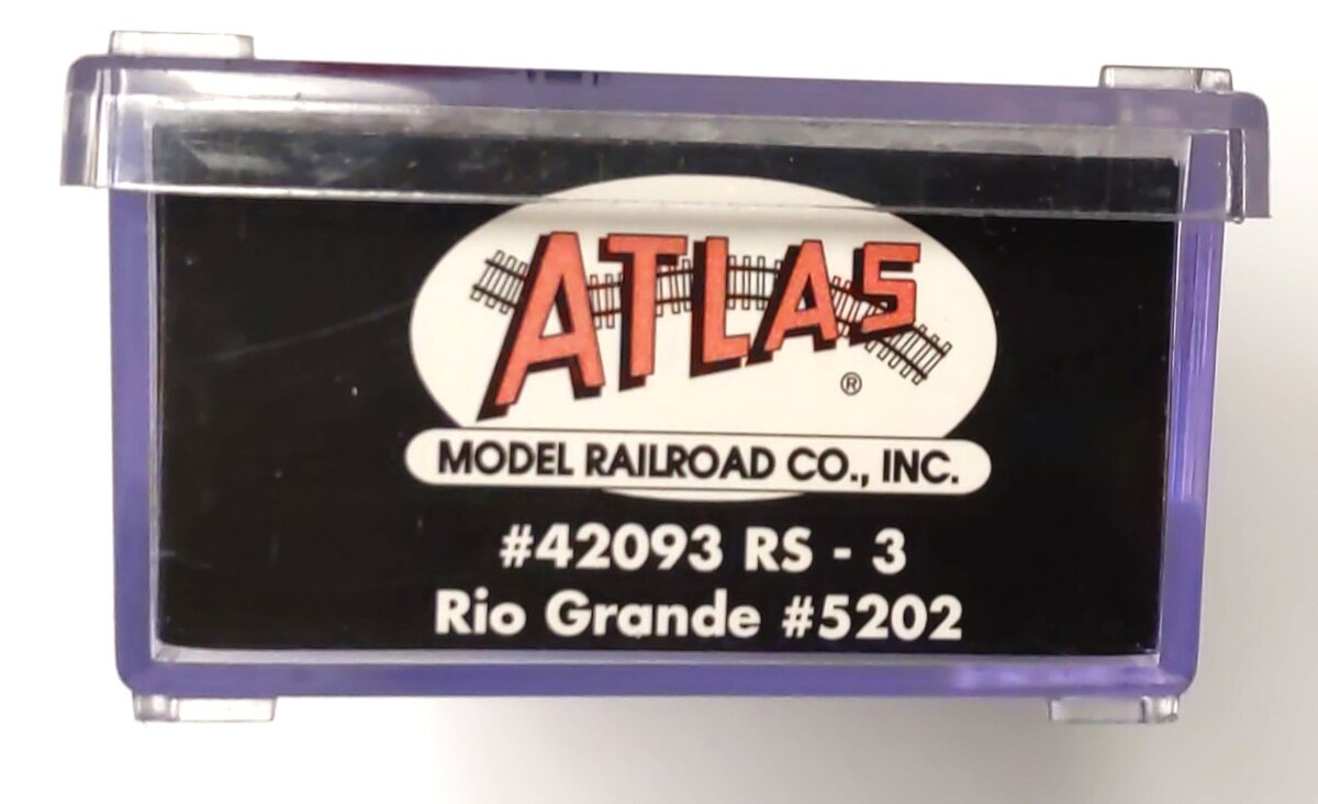 Atlas 42093 N Scale D&RGW RS-3 Diesel Locomotive w/o Sound #5202