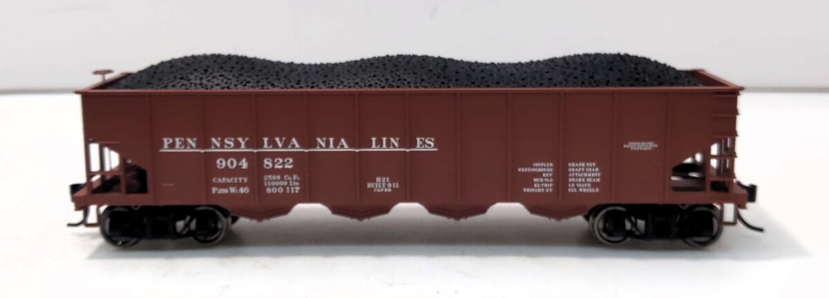 Bowser 42072 HO Pennsylvania Lines H21 Early Lettering C&PRR Hopper Car #904822