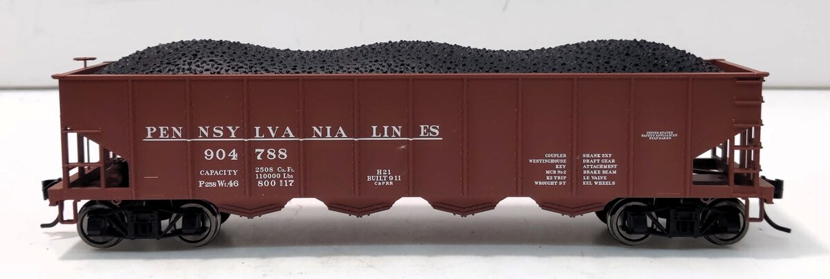Bowser 42071 HO Pennsylvania Lines H21 Early Lettering C&PRR Hopper Car #904788