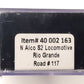 Atlas 40002163 N Denver & Rio Grande Western Alco S2 Diesel Locomotive #117