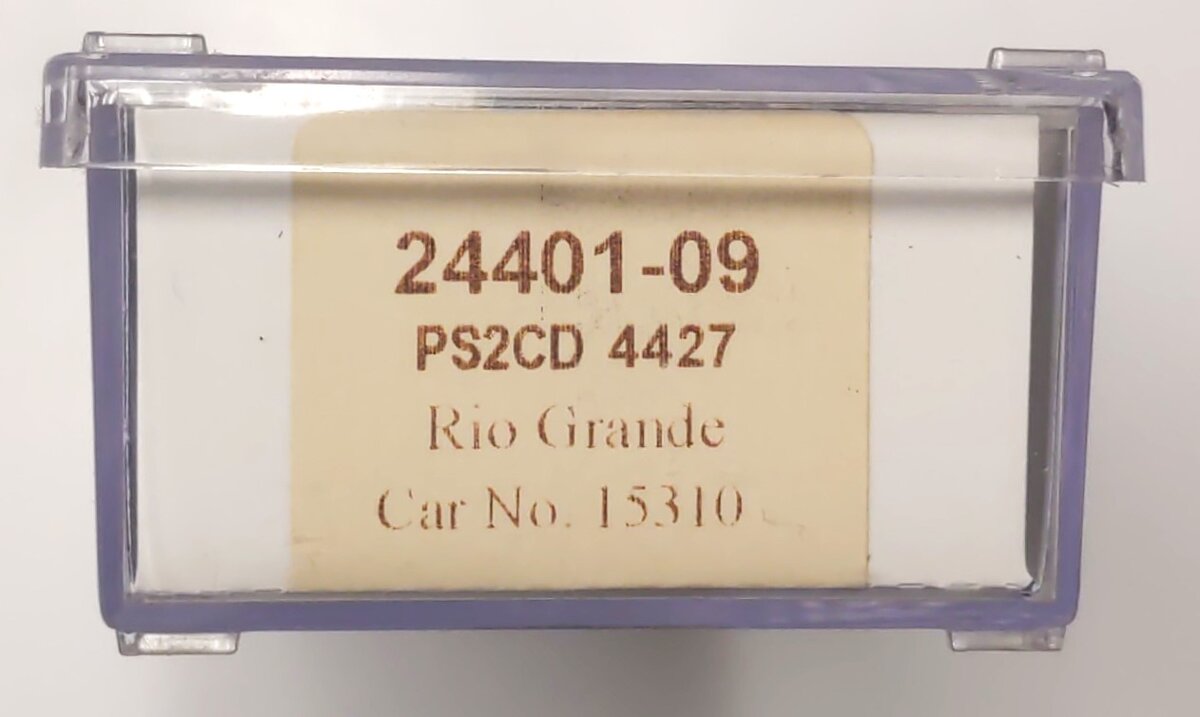 Trainworx Inc 24401-09 N Rio Grande Pullman 4427 High-Side Covered Hopper #15310