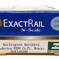 ExactRail EN-50802-1 N BN 5200 Cu Ft Boxcar #318400 LN/Box