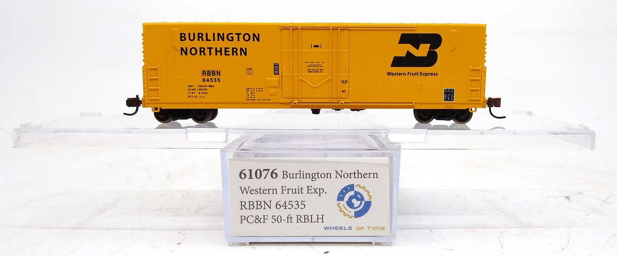 Wheels of Time 61076 N Scale PC&F 50' Box Car #64535