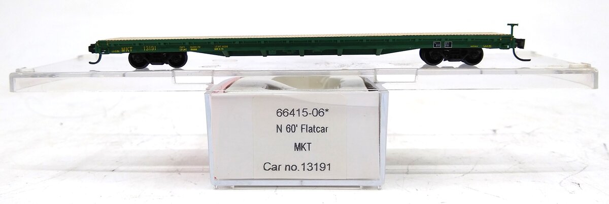 InterMountain 66415-06 N Scale MKT 60' Wood Deck Flatcar #13191 LN/Box