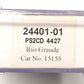 Trainworx Inc 24401-01 N Rio Grande Pullman 4427 High-Side Covred Hopper #15155
