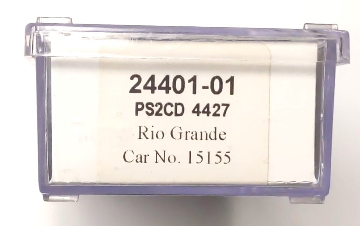Trainworx Inc 24401-01 N Rio Grande Pullman 4427 High-Side Covred Hopper #15155