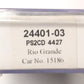 Trainworx Inc 24401-03 N Rio Grande 4427 High-Side Covered Hopper #15186