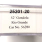 Trainworx Inc 25201-20 N Scale D&GRGW 52' Thrall Gondola #56280