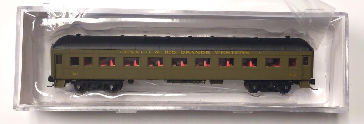 Wheels of Time 335 N Denver & Rio Grande Western Harriman Coach Car #957