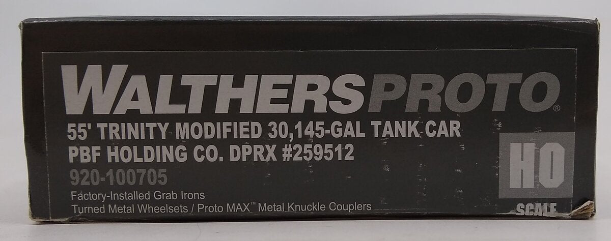 Walthers 920-100705 HO PBF Holding Co. 55' Trinity Modified Tank Car RTR #259512