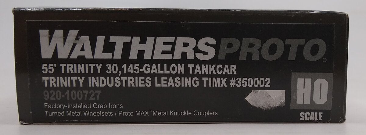 Walthers 920-100727 HO TIMX 55' Trinity Modified 30,145-Gallon Tank Car #350002