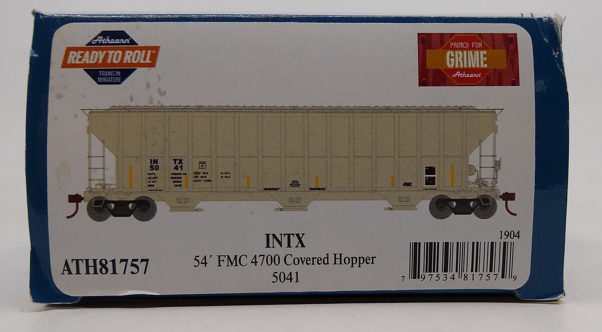 Athearn 81757 HO Interstate Commodities Inc FMC 4700 Covered Hopper RTR #5041