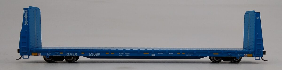 Atlas 20006455 HO General American (GAEX) Bulkhead Flat Car #63089